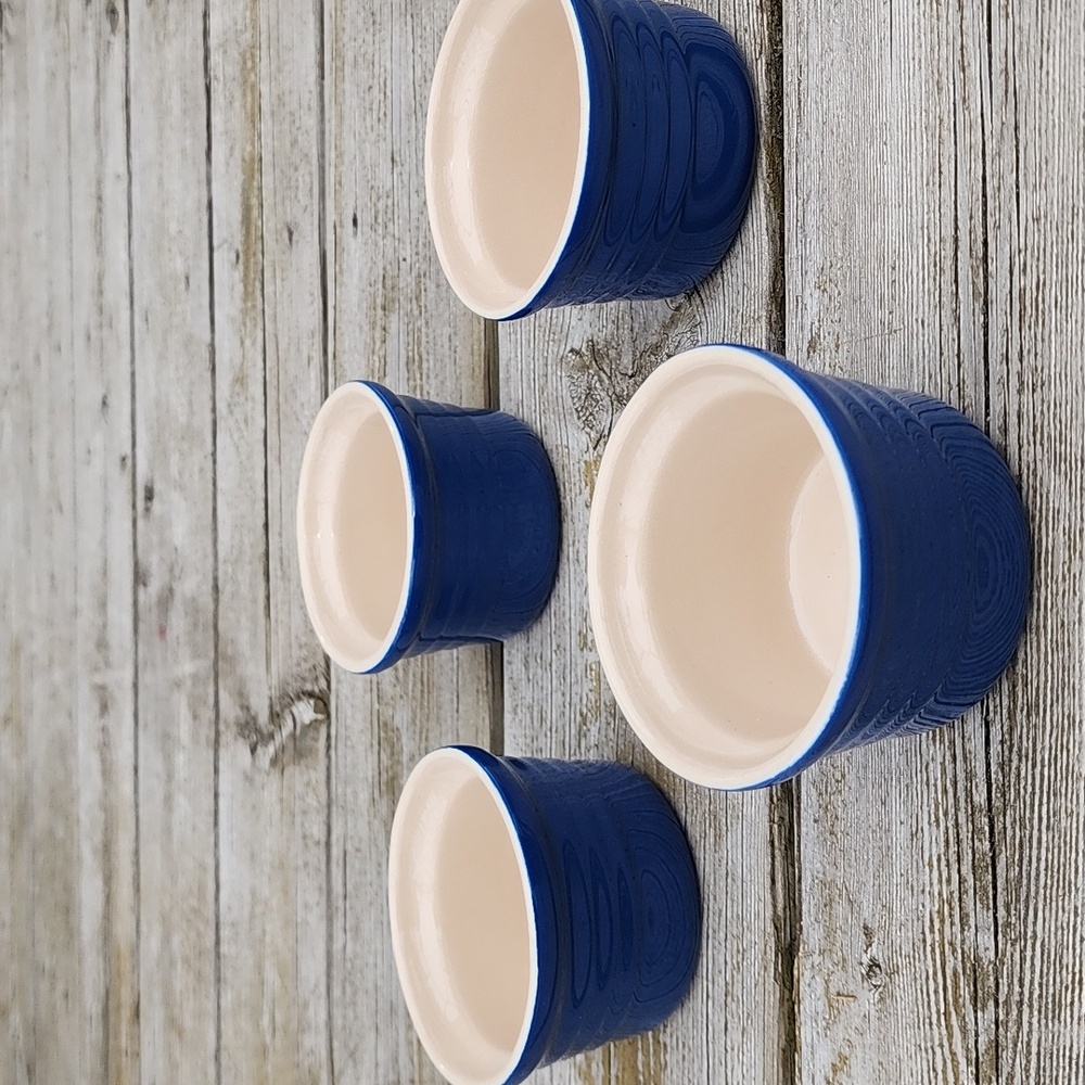 4 Le Creuset Stackable Ramekins Blueberry Color - Picture 3 of 16